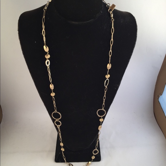 Ellen Tracy gold toned 18” chain necklace - Picture 4 of 4